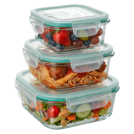 Este set de recipientes herméticos de 3 piezas combina practicidad, resistencia y versatilidad para conservar alimentos de forma segura y organizada. Fabricados en vidrio borosilicato con tapas de PP libres de BPA, cuentan con cierre hermético Air Lock con juntas de silicona y válvula de ventilación, ofreciendo un sellado a prueba de fugas que ayuda a mantener la frescura de los alimentos por más tiempo. Su diseño transparente y apilable facilita la organización y visualización del contenido, mientras que su alta resistencia térmica, desde -30°C hasta 400°C, los hace aptos para microondas, horno, heladera y freezer. Ideales para almacenar granos, pastas, arroz, snacks, frutas y una amplia variedad de alimentos.