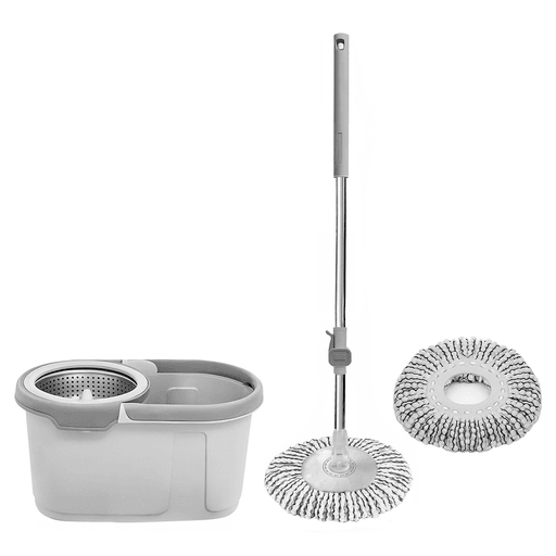 La Mopa con Balde Centrifugador es práctica, resistente y fácil de usar. Su sistema permite enjuagar y centrifugar en segundos, evitando el esfuerzo de escurrir a mano. El diseño con giro 360° facilita llegar a rincones y zonas difíciles, logrando una limpieza completa en menos tiempo. Además, incluye un repuesto de microfibra de gran absorción, ideal para usar en distintas superficies como parquet, azulejos y vidrio. Un aliado perfecto para que la limpieza de tu hogar sea más rápida, cómoda y efectiva.
