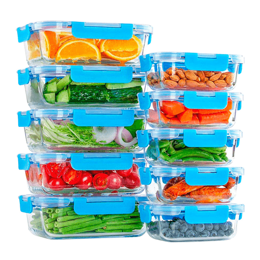El set de 10 recipientes CROiX  es la solución ideal para organizar y almacenar alimentos de forma segura y práctica. Cada recipiente cuenta con una tapa hermética con una junta de silicona que garantiza la frescura de los alimentos por más tiempo, sin ninguna fuga. Su diseño transparente y ergonómico permite un agarre cómodo y fácil de tomar con una sola mano. Además, son aptos para utilizar en la heladera y congelador, ofreciendo mayor versatilidad para almacenar todo tipo de alimentos.
