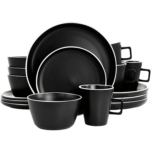 Este juego de vajilla de 16 piezas es perfecto para 4 personas, ya que incluye 4 platos llanos, 4 platos de postre, 4 bowls y 4 tazas. La cerámica de alta calidad utilizada en su fabricación garantiza durabilidad y resistencia, mientras que su diseño moderno y acabado mate le dan un toque elegante y sofisticado a la mesa. Además, su versatilidad lo hace apto para lavavajillas y microondas, facilitando su limpieza y uso diario.