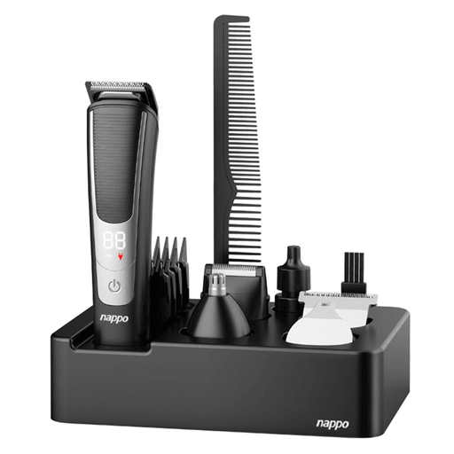 El Kit Afeitadora Eléctrica con cuchillas de acero inoxidable y 18 accesorios es el aliado perfecto para obtener un afeitado preciso y cómodo en casa. Con sus funciones de Corta pelo, Corta barba y Recortadora de nariz/orejas, este versátil set de cuidado personal te brinda la posibilidad de lucir impecable en todo momento. Gracias a su cabezal intercambiable, podrás adaptar fácilmente la afeitadora a tus necesidades de cuidado personal. Además, su funcionamiento con cable o inalámbrico te ofrece la libertad de utilizarla donde quieras, sin preocuparte por la conexión eléctrica.