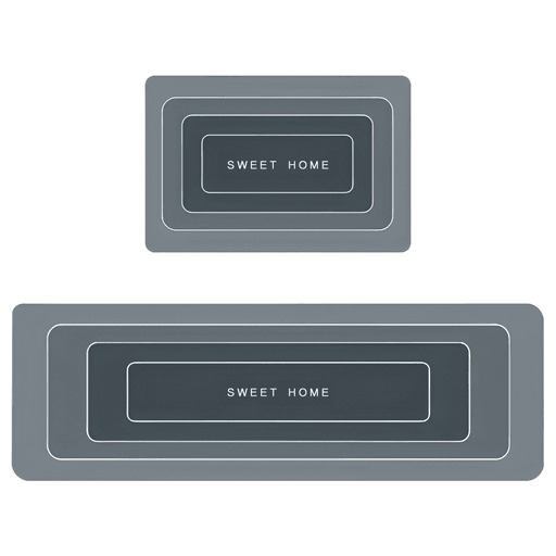 Este kit de 2 alfombras combina confort, absorción y seguridad para el hogar. Fabricadas en poliéster con espuma y base de goma antideslizante, ofrecen un tacto suave, excelente absorción de agua y secado rápido, ayudando a mantener los pisos siempre secos. Su base brinda mayor estabilidad y reduce el riesgo de resbalones. Incluye una alfombra de 35 x 58cm y otra de 35 x 118cm, ideales para baño, cocina, dormitorio o entrada. Además, son plegables, enrollables y fáciles de limpiar, prácticas para el uso diario.