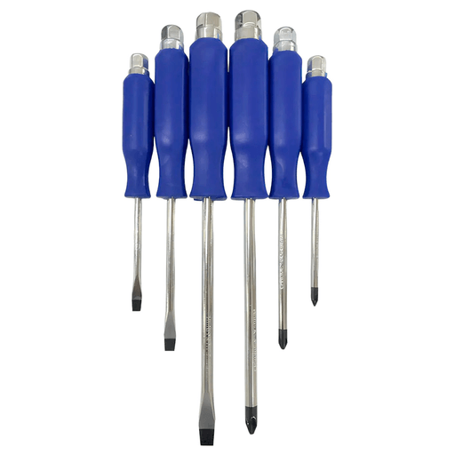 Equipate con este práctico set de destornilladores, ideal para tareas del hogar, taller o uso profesional. Incluye piezas con puntas magnetizadas, que facilitan el agarre de los tornillos y brindan mayor precisión en cada trabajo. Fabricados en acero cromo vanadio, ofrecen gran resistencia y durabilidad, incluso frente a impactos. Además, sus mangos ergonómicos antideslizantes garantizan un uso cómodo y seguro, convirtiéndolos en una herramienta confiable para todo tipo de tareas.
