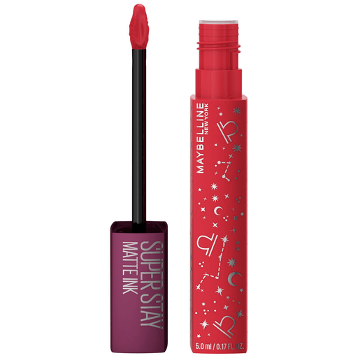 SuperStay Ink Matte de Maybelline brinda labios audaces y un acabado mate impecable durante todo el día. Estos tonos de labiales mate están inspirados en los signos escritos en las estrellas, para que siempre te sientas hermosa y lista para cualquier cosa. SuperStay Into The Zodiac te hará sentir en conexión con tu interior mientras brillas en el exterior.