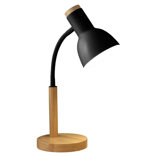 Iluminá tus espacios con estilo y funcionalidad gracias a esta lámpara de diseño nórdico, que combina madera y metal para un look moderno y elegante. Su brazo flexible permite dirigir la luz con precisión, adaptándose a distintas actividades como lectura, estudio o trabajo. Cuenta con base antideslizante para mayor estabilidad y un interruptor en el cable para un uso práctico. Ideal para escritorios o mesas de luz, esta lámpara es una opción versátil que se adapta a cualquier ambiente con calidez y estilo.