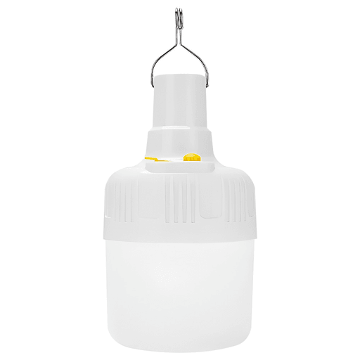 La Lámpara LED portátil recargable ofrece una iluminación potente y eficiente gracias a sus 14 perlas LED de alta calidad y un flujo luminoso de 1275 lúmenes. Con una potencia de 30W y consumo reducido de solo 15W, brinda un brillo blanco de 6500K con ángulo de iluminación de 360°, ideal para iluminar amplios espacios. Su batería de litio recargable de 240mAh se carga fácilmente mediante cable USB, ofreciendo comodidad y autonomía. Además, cuenta con 2 modos de luz ajustables y un diseño impermeable y portátil con gancho de acero inoxidable, perfecto para camping, senderismo o situaciones de emergencia.
