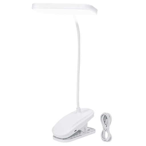 La lámpara LED de escritorio con 3W de potencia es la solución perfecta para iluminar tu espacio de trabajo de manera eficiente y cómoda. Con 3 niveles de brillo ajustables, podrás adaptar la iluminación a tus necesidades y preferencias, además su diseño cuenta con protección ocular para prevenir la miopía, cuidando de tus ojos. Gracias a su agarre con pinza y su tipo de brazo flexible 360°, te permite ajustar la dirección de la luz con facilidad y colocarla donde quieras de manera sencilla. 