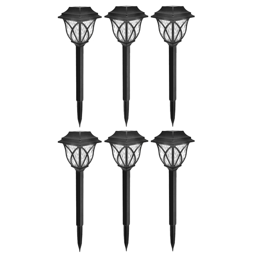 Iluminá tu jardín de forma simple y elegante con este set de 6 lámparas solares LED. Con diseño minimalista y encendido automático, se cargan con el sol durante el día y brillan por la noche sin necesidad de cables ni mantenimiento. Resistentes al agua y fáciles de instalar, son la opción perfecta para darle un toque cálido o blanco a tus espacios exteriores.
