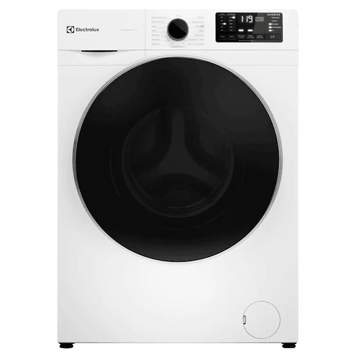 El lavarropas Electrolux de carga frontal 7kg con tecnología Inverter ofrece un lavado eficiente, silencioso y eficiencia energética A. Incorpora AutoSense, que ajusta automáticamente el ciclo según la carga, y Vapor Care, que elimina manchas, gérmenes y bacterias para una limpieza profunda. Además, protege los colores y reduce el desgaste de las prendas, cuenta con 15 programas de lavado y función para añadir prendas durante el ciclo, brindando practicidad y cuidado en cada uso.