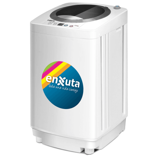 Este lavarropas Enxuta con carga superior es la solución perfecta para espacios reducidos en tu hogar. Con su capacidad de lavado de 3.5kg y su diseño compacto, se adapta perfectamente a cualquier rincón. El panel digital con 4 programas te permite seleccionar la opción de lavado que mejor se ajuste a tus necesidades. Además, cuenta con un desagote a nivel del piso y control de nivel de agua, lo que facilita el vaciado sin ningún esfuerzo adicional y optimiza el consumo de agua con cada lavado. 