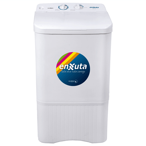 Lavarropas Enxuta de carga superior con capacidad para 5.5Kg. Cuenta con gabinete de PVC de alto impacto, lavado simple y normal y un panel de fácil programación, para que mantener la ropa limpia sea algo rápido y fácil.