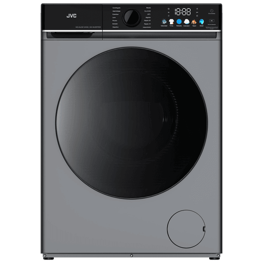 El Lavarropas JVC de 12kg combina tecnología, potencia y practicidad para lograr excelentes resultados en cada lavado. Su sistema de lavado inteligente optimiza el cuidado de tus prendas, mientras que el motor Direct Drive brinda un funcionamiento eficiente y confiable. Con carga frontal, centrifugado de hasta 1400RPM y un moderno display LED con control Touch, lavar tu ropa se vuelve mucho más simple y cómodo.