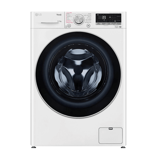 Esta lavasecadora de 11Kg de lavado y 7Kg de secado combina tecnología de punta y eficiencia en un diseño moderno y compacto. Con motor Inverter Direct Drive y AI DD, ajusta el lavado según el tipo de tela para un cuidado óptimo. Su tecnología TurboWash™ 360 limpia a fondo en menos tiempo, y el sistema Steam ayuda a eliminar alérgenos y bacterias. Ofrece 14 programas de lavado y 5 de secado, brindando versatilidad para cualquier prenda. Además, con conectividad ThinQ, Smart Diagnosis™ y Eco Hybrid, garantiza un uso más práctico y eficiente.
