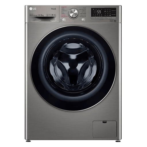 El lavasecarropas LG de 14 kg con tecnología Steam ofrece un lavado inteligente que cuida tus prendas. Su sistema AI DD™ detecta el tipo de tela y ajusta los movimientos para mayor protección, mientras que el vapor elimina el 99.9% de los alérgenos. Con diseño elegante, motor Inverter Direct Drive y conectividad ThinQ™, podés monitorear y controlar el lavado desde tu celular. Además, su función 