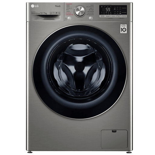 Con este lavasecarropas LG de carga frontal podrás cuidar tus prendas en cada lavado ya que cuenta con la tecnología DD que detecta las características de los tejidos seleccionando luego el programa más apropiado para el mismo. Tiene una capacidad de lavado de 12Kg y 7Kg de secado, para mantener siempre tus prendas limpias y perfectas.