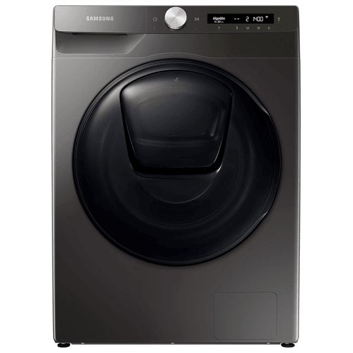 Añadí a tu rutina este lavasecarropas Samsung de última generación con conexión Wi-Fi y compatibilidad con la aplicación SmartThings para disfrutar de una experiencia excepcional. Con una capacidad de lavado de 10.5Kg y una de secado de 7.0Kg, este electrodoméstico es perfecto que ahorres tiempo y energía. Su puerta con acabado Tint Door + Black Deco agrega un toque elegante y moderno a tu hogar. Además, la pantalla con inteligencia artificial y el motor Digital Inverter te brindan un lavado silencioso y eficiente.