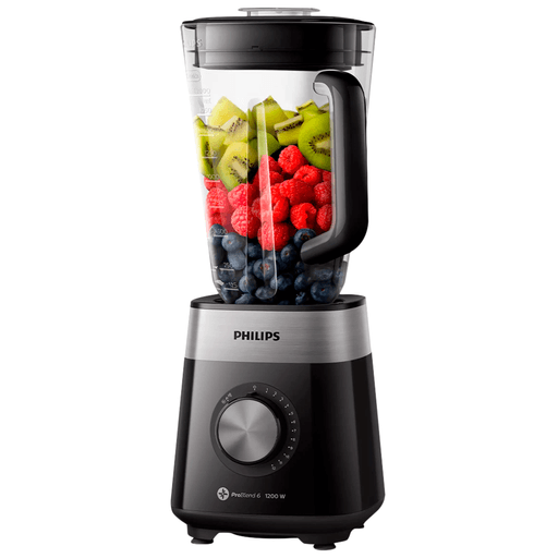 Esta práctica licuadora cuenta con un potente motor de 1200W, 12 velocidades y una jarra de 3L para ofrecer un excelente rendimiento y permitirte realizar tus preparaciones favoritas. Además, dispone de cuchillas desmontables para una limpieza cómoda y sencilla.