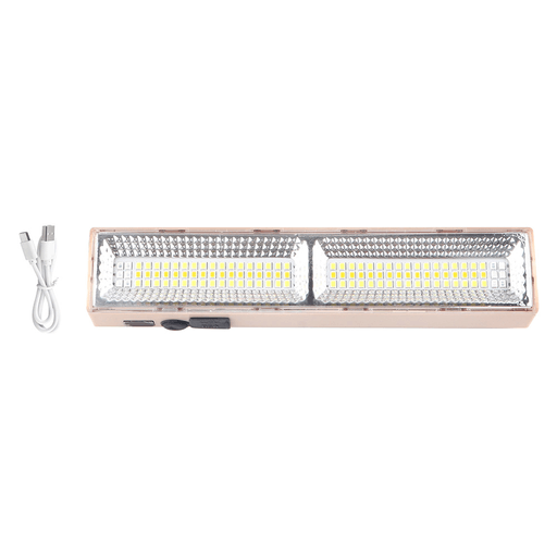 La luz de emergencia LED de 102 LEDs es una solución práctica y versátil para iluminar cualquier espacio, con 3 modos de luz (fría, neutra y cálida) y una potencia de 500 lúmenes que garantizan una iluminación clara y uniforme. Su diseño portátil y flexible permite utilizarla de múltiples formas: colgada mediante su gancho, adherida a superficies metálicas con sus imanes o montada en trípode gracias a su rosca de 1/4. Incorpora batería recargable de 2500mAh con hasta 8 horas de autonomía y pantalla indicadora de carga, además de funcionar como powerbank para cargar dispositivos en situaciones de emergencia. Ideal para camping, trabajos o uso doméstico, combina practicidad, buena iluminación y múltiples opciones de uso en un solo producto.