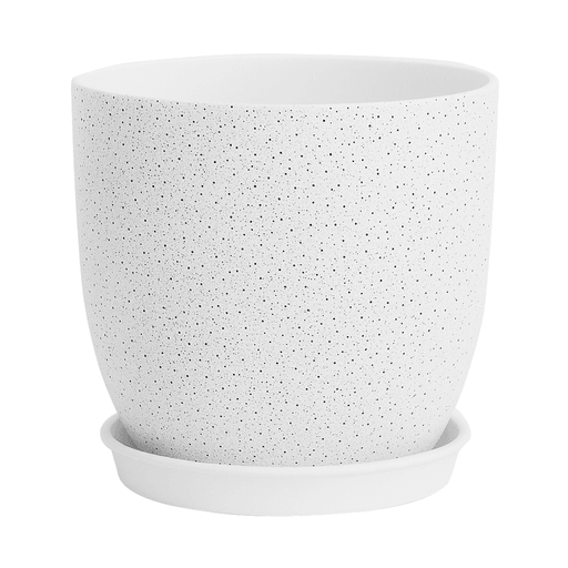 Añadí un toque moderno y funcional a tus espacios con esta maceta de plástico con plato y drenaje para el agua. Su diseño liviano y estilizado la hace ideal para todo tipo de ambientes, ya sea en el suelo, sobre una mesa o incluso en muros. Fabricada con materiales resistentes, combiná practicidad y estilo para que tus plantas luzcan siempre perfectas. 
