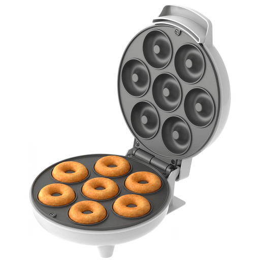 La máquina para mini donas NAPPO es perfecta para preparar deliciosas donas caseras de forma rápida y sencilla. Con 700W de potencia, garantiza una cocción uniforme y pareja, logrando resultados dorados en cada tanda. Tiene capacidad para hasta 7 mini donas por vez y cuenta con placas con revestimiento antiadherente, que facilitan la limpieza y evitan que la masa se pegue. Su diseño simple, moderno y elegante la convierte en un complemento ideal para cualquier cocina.