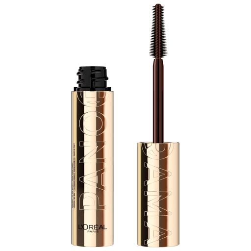 Panorama de L´Oréal es una máscara volumizadora de larga duración que aporta un look de pestañas voluminosas, gruesas y desplegadas que agranda el aspecto de los ojos. La fórmula es resistente a los grumos, la descamación y el difuminado, y mantiene su belleza por hasta 24 horas. Incluye un cepillo de cerdas en varios niveles para cubrir de manera uniforme todas las pestañas desde el ángulo interno hasta el externo y obtener el máximo volumen.