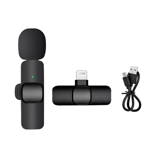 Grabar buen audio nunca fue tan fácil. El K9 es un micrófono inalámbrico plug and play, con conexión USB-C y adaptador Lightning para que lo uses tanto en Android como en iPhone. Tiene un alcance de hasta 20 m, sonido nítido y batería de 80 mAh que te acompaña hasta por 10 horas. Ideal para entrevistas, videos cortos, vivos o cualquier contenido que quieras grabar sin complicaciones. Liviano, práctico y compatible con todo. Conectás, hablás y grabás. 
