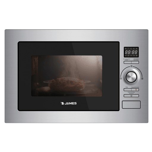 El Microondas Empotrable James ofrece 28L de capacidad y 900W para cocinar, recalentar o descongelar con rapidez y precisión. Incorpora grill combinado, 8 programas y 5 niveles de potencia para adaptarse a cualquier preparación. Su interior de acero inoxidable asegura durabilidad y fácil limpieza, mientras que el panel analógico mantiene un uso simple y directo. Cuenta con funciones prácticas como +30 segundos, descongelado por peso o tiempo, reloj, timer y bloqueo para niños. Una opción sólida, elegante y eficiente para integrar perfectamente en tu cocina.
