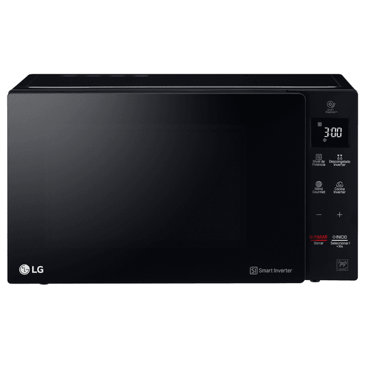 Prepará tus comidas preferidas en poco tiempo y ahorrando energía con este microondas LG con una capacidad de 25 litros. Los hornos microondas LG NeoChef con tecnología Smart Inverter ofrecen una cocción más rápida y uniforme gracias al control preciso de temperatura.