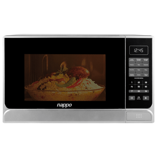 El Microondas NAPPO de 28L con vidrio reflector modo espejo es el electrodoméstico perfecto para tu cocina. Con una potencia de 1450W, este microondas te ofrece un rendimiento excepcional para calentar y cocinar tus alimentos de manera rápida y eficiente. Su capacidad de horno de 28 litros te permite cocinar platos grandes y su diámetro de plato giratorio de 315mm garantiza una distribución uniforme del calor. Además, su display LED y panel de control táctil facilitan su uso y configuración.