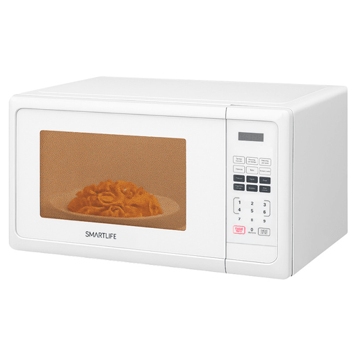 El microondas Smartlife con 20L de capacidad es perfecto para tu día a día. Con una potencia de 700W y bandeja giratoria de vidrio, permite cocinar, calentar y descongelar tus alimentos de manera rápida y uniforme. Además, cuenta con display digital, 11 niveles de potencia, bloqueo de seguridad y función memoria.