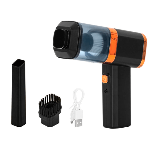 Esta mini aspiradora inalámbrica es ideal para limpiar tu auto, casa u oficina con total comodidad. Con una potente succión de 6000pa y batería recargable, elimina polvo, pelos y migas en segundos. Su diseño liviano permite llegar a rincones difíciles, y el cepillo de mango largo es perfecto para teclados, rejillas y más.

