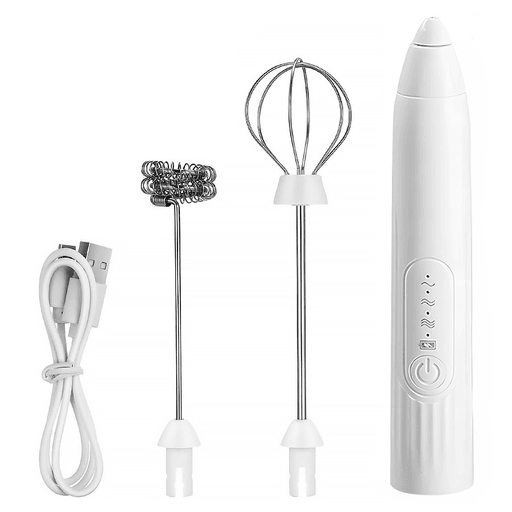 El Mini Batidor Eléctrico inalámbrico es la herramienta perfecta para batir ingredientes de manera rápida y eficiente. Con un diseño liviano y resistente, este batidor está fabricado con materiales de alta calidad como ABS y acero inoxidable, garantizando su durabilidad a lo largo del tiempo. Con control de velocidad de 3 niveles, podrás ajustar la potencia según tus necesidades culinarias. Además, su batería recargable de larga duración te permitirá disfrutar de una gran autonomía con una sola carga. Y gracias a su conector de carga USB, podrás recargarlo cómodamente en cualquier lugar.