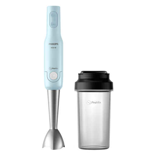 Descubrí la potencia y eficiencia del Mixer Philips ProMix, una herramienta indispensable en cualquier cocina. Este elegante y sofisticado aparato combina un potente motor de 400W con funcionalidad turbo, diseñado para ofrecerte resultados rápidos y uniformes sin esfuerzo. Está fabricado con materiales de alta calidad como lo son el acero inoxidable y el plástico duradero. Además su avanzada tecnología ProMix, garantiza un mezclado más rápido y homogéneo, que optimiza el flujo de ingredientes para resultados perfectos.