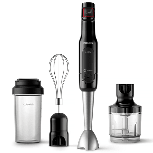 Este Mixer Philips es un electrodoméstico de alta potencia que te permite realizar mezclas, licuados y batidos con facilidad y rapidez. Su velocidad de 11500rpm garantiza resultados óptimos en poco tiempo. Incorpora la tecnología SpeedTouch, la cual te permite ajustar la velocidad de manera intuitiva con solo tocar un botón. Cuenta con cuchillas de acero inoxidable que garantizan un rendimiento excelente y duradero. Además, su diseño desmontable facilita la limpieza y es apto para lavavajillas.