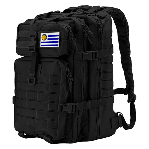 Esta mochila multifuncional de 50L es ideal para quienes necesitan una solución resistente, versátil y cómoda para todo tipo de actividades. Confeccionada en poliéster 600D impermeable, ofrece una gran capacidad de almacenamiento gracias a sus múltiples compartimientos, incluyendo dos principales, bolsillos frontales, un compartimiento acolchado para notebook y un bolsillo trasero oculto. Su sistema de correas MOLLE permite personalizar la mochila acoplando bolsillos o accesorios adicionales, ideal para entrenamientos o aventuras al aire libre. Además, incorpora un panel trasero acolchado, correas ajustables y acolchonadas, correa de pecho y cierres dobles, garantizando un ajuste ergonómico y seguro. Ya sea para senderismo, camping, trekking, caza o uso diario, esta mochila ofrece comodidad, protección y funcionalidad en cualquier entorno.