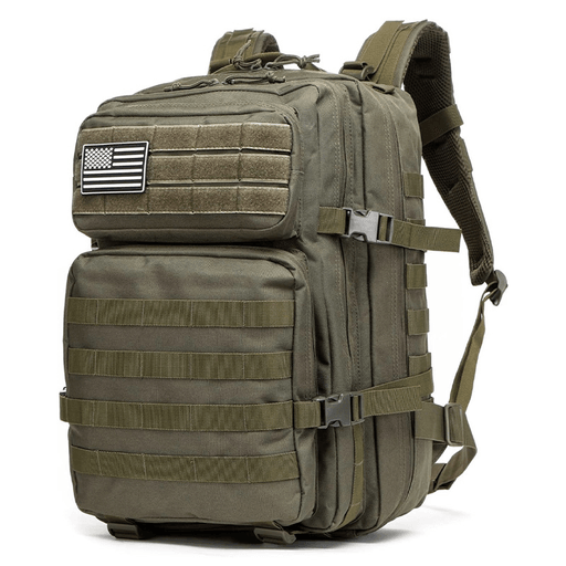 Esta mochila multifuncional de 50L está diseñada para ofrecer máxima capacidad, resistencia y funcionalidad en cualquier entorno. Fabricada en poliéster de alta durabilidad, cuenta con un diseño impermeable, múltiples compartimentos incluyendo uno para notebook y sistema de correas MOLLE para acoplar bolsillos o accesorios. Panel trasero, correas acolchonadas y cierres dobles garantizan comodidad y seguridad durante caminatas, entrenamientos o actividades al aire libre. Ideal para quienes buscan una mochila versátil, resistente y preparada para cualquier desafío.