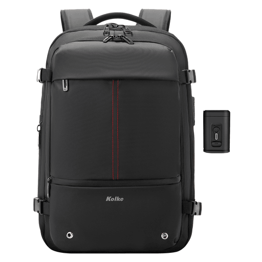 Viajar ligero y organizado ahora es posible con la mochila Kolke, diseñada para optimizar espacio sin renunciar al estilo ni a la comodidad. Su sistema de compresión al vacío, con bomba incluida, permite reducir el volumen del contenido, ideal para escapadas o viajes largos. Fabricada con material impermeable y duradero, incorpora compartimento para notebook, separador de ropa húmeda/seca y múltiples bolsillos para mantener todo en orden. Además, su respaldo acolchado, bolsillo oculto y candado antirrobo te brindan seguridad y confort en cada trayecto.