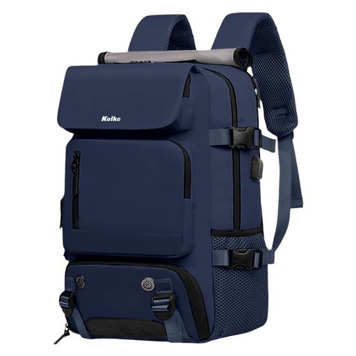Esta Mochila Kolke es la compañera ideal para quienes buscan comodidad, funcionalidad y estilo en sus viajes. Fabricada en nylon impermeable y con interior de poliéster 210, ofrece una gran capacidad y múltiples compartimientos, incluido un espacio acolchado para notebooks y dispositivos electrónicos. Su diseño inteligente incluye puerto USB de carga, bolsillo impermeable para ropa mojada, compartimento exclusivo para calzado y tres bolsillos frontales. Con respaldo acolchonado, correa para sujetar a valijas y asas laterales, esta mochila está pensada para llevar todo lo que necesitás sin sentir el peso. Perfecta para viajes largos, escapadas de fin de semana o uso diario.