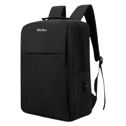 La Mochila Ejecutiva Kolke combina estilo y funcionalidad, ideal para el día a día. Cuenta con compartimiento para notebook, puerto USB de carga, múltiples bolsillos organizadores y gran capacidad. Fabricada en material resistente Oxford 300D, ofrece un diseño moderno y práctico para profesionales y estudiantes.