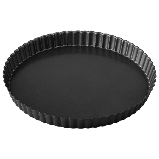 Este molde para tartas desmontable, fabricado en acero al carbono de alta calidad, ofrece una cocción uniforme gracias a su estructura sólida y resistente al calor. Con un diámetro de 22cm, es ideal para preparaciones medianas y caseras. Su diseño acanalado con fondo desmontable permite desmoldar fácilmente sin romper el pastel, ideal para presentaciones impecables. La superficie antiadherente asegura que los alimentos mantengan su forma y facilita la limpieza, además de permitir un almacenamiento compacto. Perfecto para preparar tartas, cheesecakes, quiches, pizzas, muffins, brownies y muchos otros postres deliciosos.