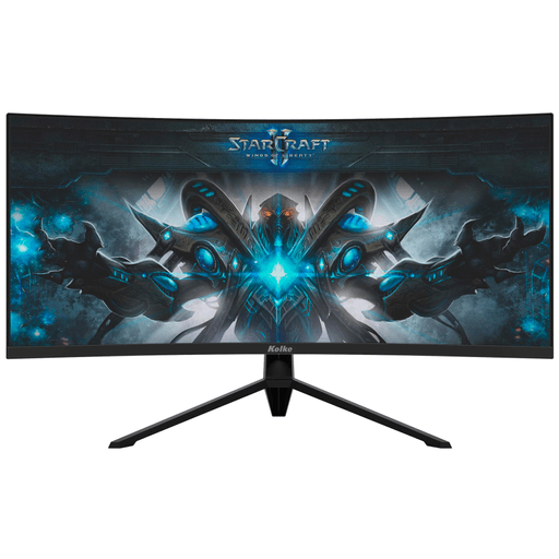 Viví una experiencia de juego más inmersiva con el Monitor Gamer Curvo Kolke. Su pantalla curva R1500 con resolución UltraWide QHD 3440 × 1440 y panel Grado A ofrece imágenes nítidas y colores de gran calidad. Además, su frecuencia de actualización de 165Hz, tiempo de respuesta de 1ms, tecnología FreeSync, Flicker Free y filtro de luz azul brindan una experiencia fluida, cómoda y sin interrupciones, incluso durante largas sesiones de juego.