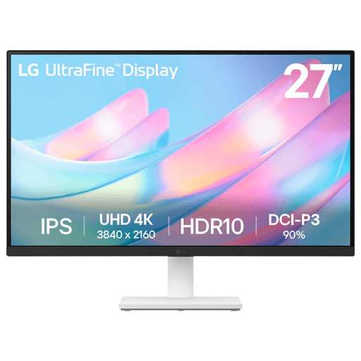 El monitor LG 4K UHD IPS de 27” está diseñado para liberar tu creatividad con una experiencia visual de alta precisión. Su pantalla UltraFine 4K ofrece una resolución UHD, más de 300nits de brillo, y compatibilidad con HDR10, brindando colores intensos, contraste optimizado y gran fidelidad para trabajos visuales exigentes. Su diseño sin bordes en tres lados maximiza la concentración y eficiencia, ideal para fotógrafos, editores y diseñadores. Además, su estructura ergonómica, delgada y ajustable en inclinación, se adapta perfectamente a cualquier entorno de trabajo u hogar, ocupando el mínimo espacio sin sacrificar estilo ni comodidad.