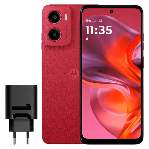 El Motorola Moto G05 es un smartphone equilibrado que ofrece buen rendimiento y funcionalidades destacadas para su gama. Incorpora un procesador MediaTek Helio G81, ideal para tareas cotidianas y un uso fluido, junto con 4GB de RAM y 128GB de almacenamiento interno. Su pantalla LCD de 6.67” con resolución HD+ (720 x 1612 píxeles, 263ppi) y frecuencia de actualización de 90Hz brinda una experiencia visual fluida y cómoda. Incluye una cámara trasera de 50MP para capturas nítidas y una cámara frontal de 8MP para selfies y videollamadas, ofreciendo una propuesta sólida en diseño, rendimiento y funcionalidad.