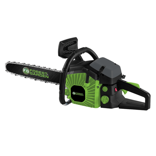 Esta motosierra Forest&Garden ofrece un alto rendimiento y durabilidad gracias a su motor de 52cc y su cilindro cromado, que garantiza una larga vida útil. Equipada con una barra de 20” (508 mm) y una cadena de 76 eslabones con paso de 0,325” y calibre de 0,058”, proporciona cortes precisos y eficientes. Su potencia de 2.0kW permite afrontar trabajos exigentes con facilidad, mientras que el freno de cadena brinda mayor seguridad durante su uso, convirtiéndola en una herramienta confiable para tareas de corte y mantenimiento.