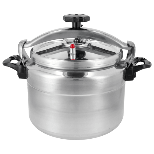 Esta olla a presión está diseñada para ofrecer resistencia, seguridad y eficiencia en la cocina. Fabricada en aleación de aluminio, destaca por su durabilidad y capacidad para soportar altas temperaturas, mientras que su cuerpo reforzado y base gruesa aportan mayor estabilidad durante el uso. Su fondo compuesto permite una distribución uniforme del calor y la presión, logrando una cocción más rápida y homogénea de los alimentos. Además, incorpora sistema de seguridad con válvula limitadora de presión, diseño a prueba de explosiones y mecanismo de bloqueo en la tapa, junto con un sistema de apertura práctica y mangos reforzados, lo que brinda mayor comodidad y control al utilizarla. También es compatible con distintos tipos de cocinas, convirtiéndola en una opción versátil y confiable para el hogar.