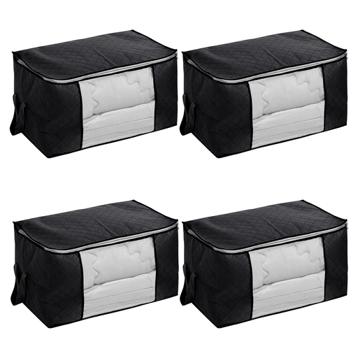 Por tema de espacio o tiempo, a veces es difícil mantener nuestra ropa organizada y guardada, pero con esta caja organizadora con visor ya no será un problema. Su espacioso diseño realizado en tela transpirable te garantiza mantener tus prendas, ropa de cama, etc. alejadas de la humedad y el polvo. Su visor transparente en el frente ayuda a que encontrar lo que se necesita no sea un problema, ahorrando tiempo.