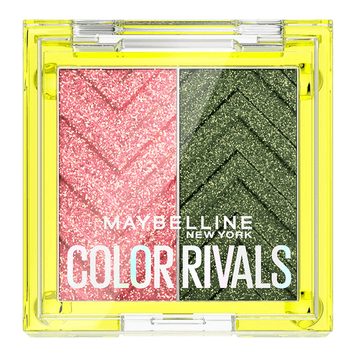Disfrutá de looks únicos, atrevidos y divertidos con Color Rivals Shadow Duo de Maybelline, el secreto para desbloquear el contraste de color en el maquillaje de ojos. Este dúo tiene sombra de ojos brillante y sombra de ojos mate para darle vida a tu atuendo, estado de ánimo y todo tu look. Además, al ser resistente al agua y al sudor garantiza que el maquillaje de tus ojos permanezca fijo durante todo el día. 