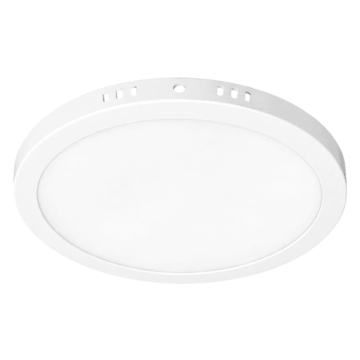 Este panel LED circular de 18W combina diseño moderno y eficiencia para brindar una iluminación práctica y elegante en cualquier ambiente. Su estilo minimalista se adapta fácilmente a hogares, oficinas o espacios comerciales, mientras que su luz blanca de 6500K se distribuye de forma uniforme en un ángulo de hasta 120°, creando entornos bien iluminados y confortables. Gracias a su bajo consumo, ofrece un excelente rendimiento energético sin sacrificar intensidad lumínica. Fabricado en aluminio resistente, garantiza durabilidad y una larga vida útil, siendo ideal para uso en interiores o en espacios con baja exposición a la humedad. Compacto y funcional, es una solución eficiente para iluminar con estilo.