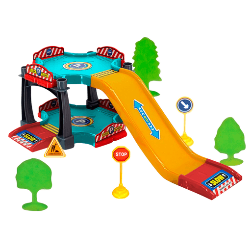 Este set de parking con rampa es el juguete perfecto para niños mayores de 3 años que buscan diversión y entretenimiento. Fabricado en PVC resistente, garantiza durabilidad y estabilidad. Además, incluye un auto con forma de dinosaurio que brinda innumerables aventuras a los más pequeños, mientras desarrollan sus habilidades motoras y de coordinación.