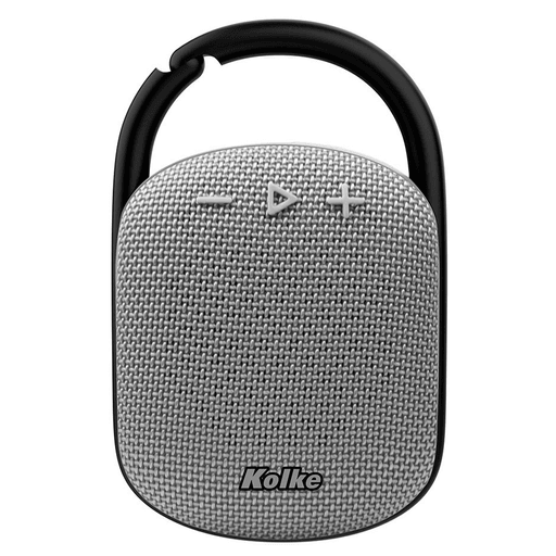 El parlante Kolke Hook es un dispositivo inalámbrico compacto y resistente, ideal para llevar tu música a cualquier lugar. Ofrece 8W de potencia con sistema de sonido monofónico y conexión inalámbrica V5.4 con alcance de hasta 10 metros, lo que garantiza una transmisión estable. Además, incorpora función TWS, permitiendo vincular dos parlantes para una experiencia sonora más envolvente. Su batería recargable de 1200mAh proporciona hasta 8 horas de autonomía al 100% de volumen y se recarga en aproximadamente 2,5 horas a través de puerto USB-C.A su vez, su diseño con enganche integrado facilita el transporte y permite colgarlo cómodamente donde lo necesites, mientras que la certificación IPX7 lo hace resistente al agua para acompañarte sin preocupaciones.